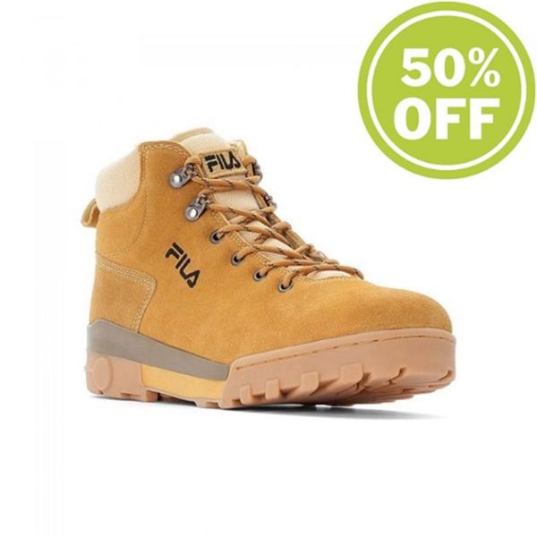 Botas Fila Hombre Doradas - Rockland Mid Chipmunk Modern - España 637091HBV